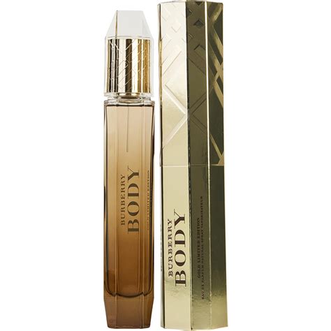 burberry body eau de parfum spray gold limited edition|Burberry body perfume for sale.